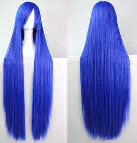 100cm Long Synthetic Cosplay Wig with Bangs