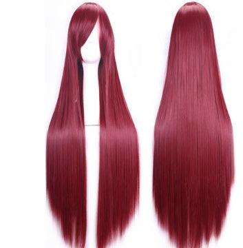 100cm Long Synthetic Cosplay Wig with Bangs