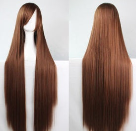 100cm Long Synthetic Cosplay Wig with Bangs