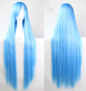 100cm Long Synthetic Cosplay Wig with Bangs