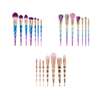 7 Makeup Diamond Brushes