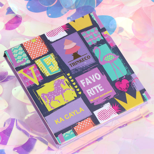 16 Shades Matte And Metallic Eyeshadow Palette