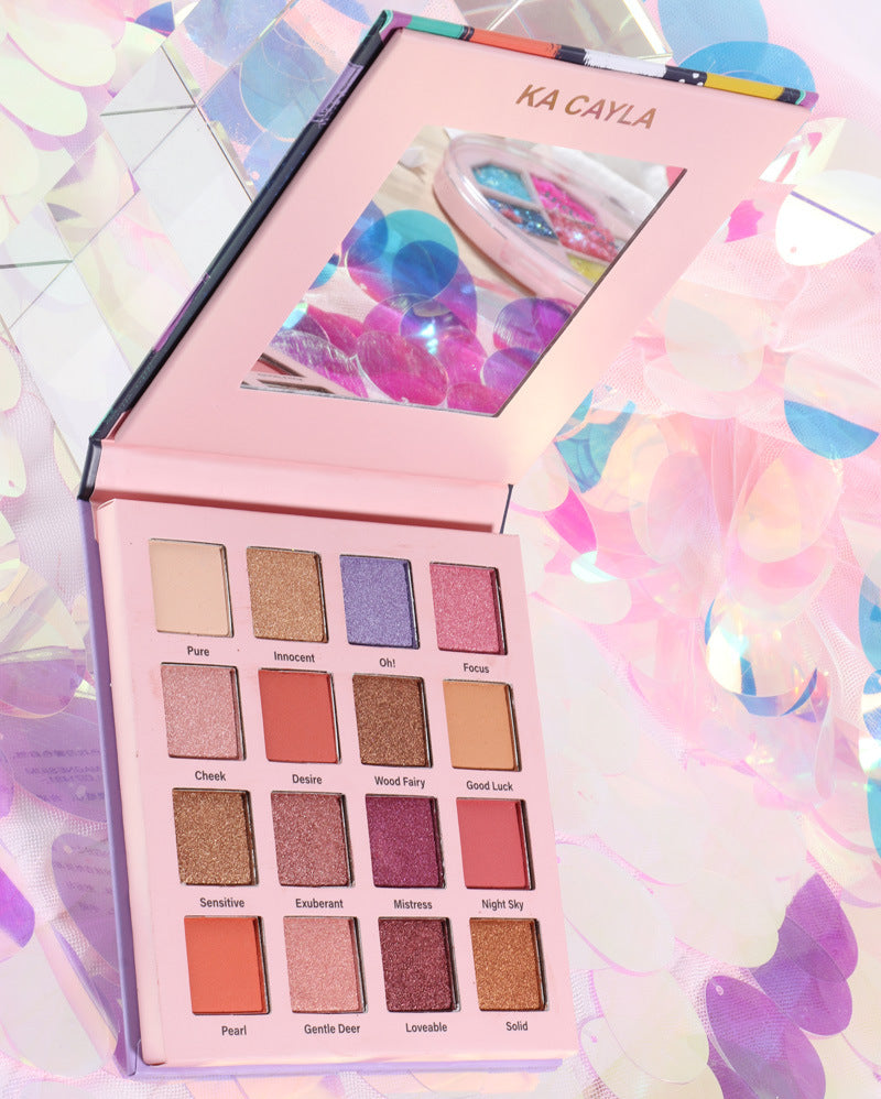 16 Shades Matte And Metallic Eyeshadow Palette