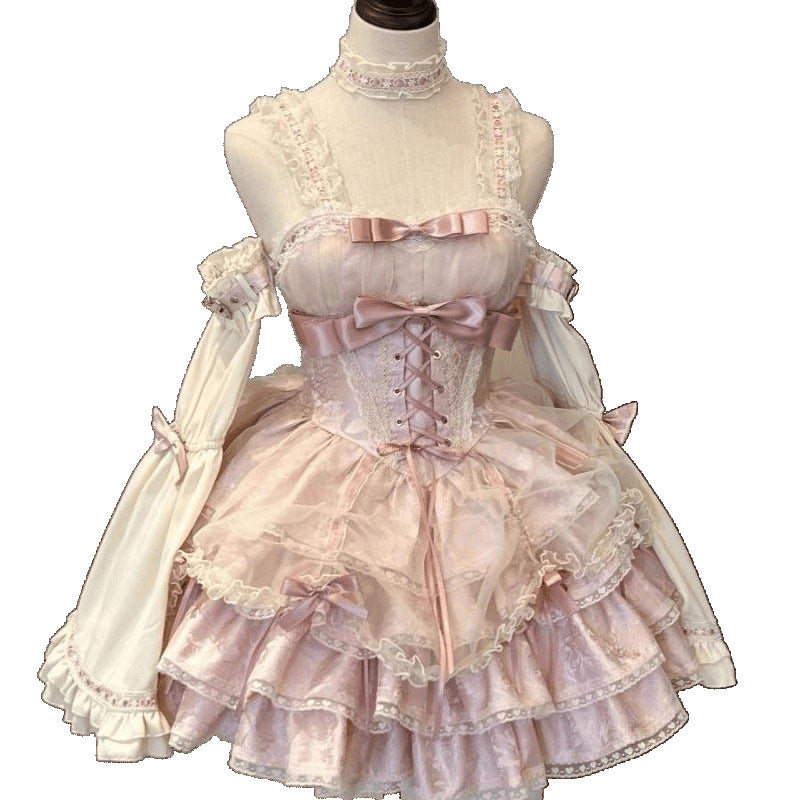 Asian Culture Sweet Spicy Pure Desire Gentle Ballet Style Lolita Dress