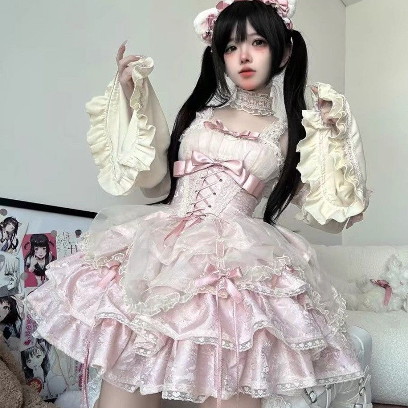 Asian Culture Sweet Spicy Pure Desire Gentle Ballet Style Lolita Dress